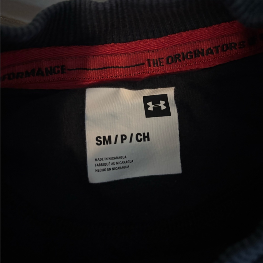 Under Armour “The Originators of Performance” Black Pullover Sweatshirt - Picture 4 of 5